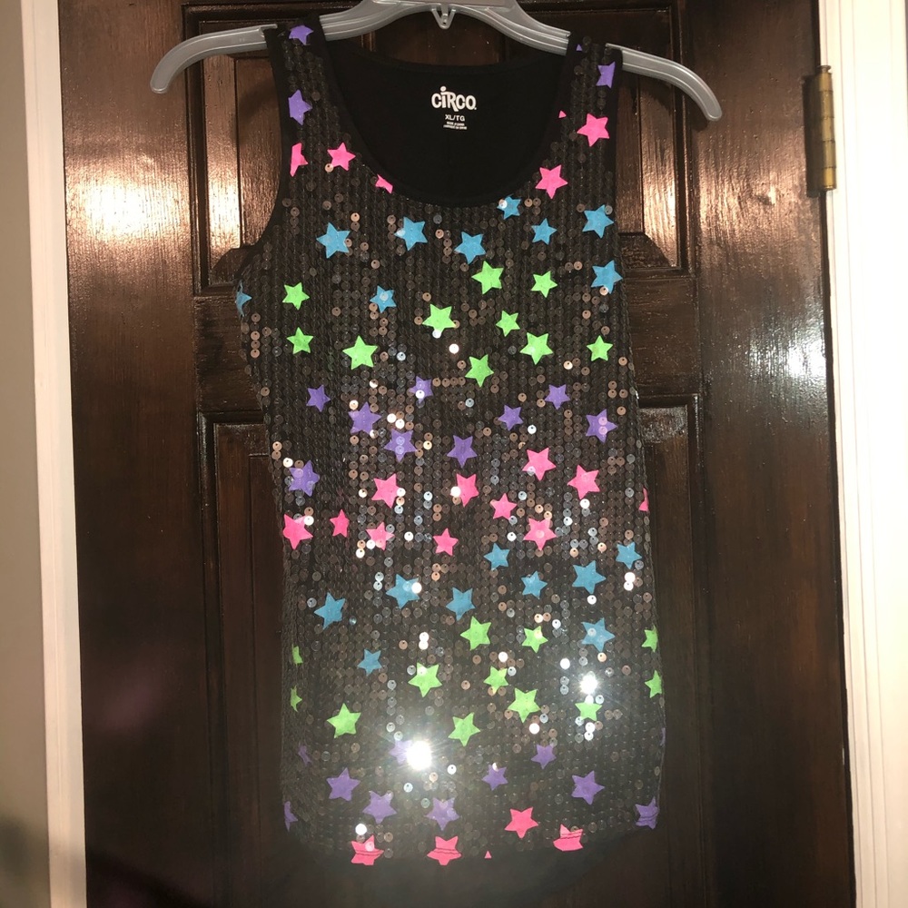 Girl’s Sequence Tank Top